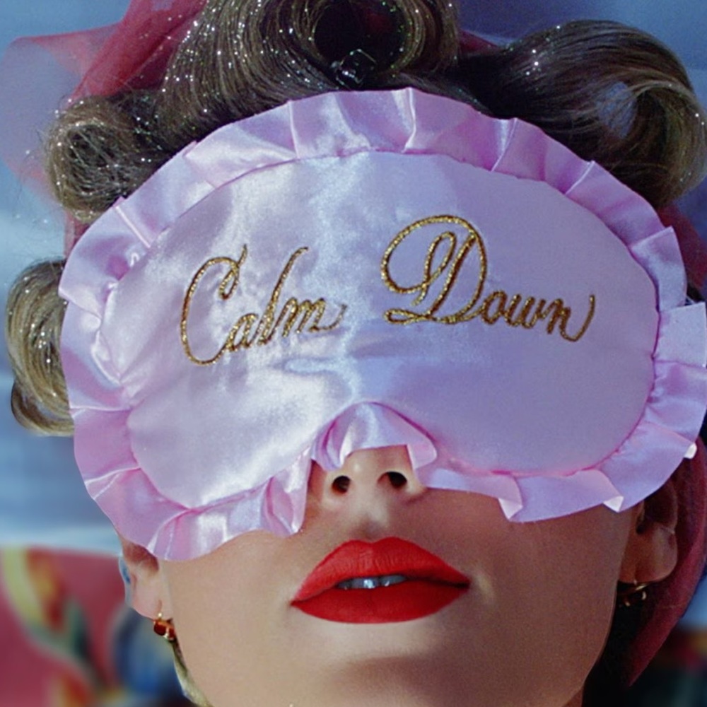 Calm Down Taylor Swift style Sleep Mask